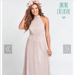 SHOW ME YOUR MUMU- Collette Mauve Glitter Dress